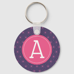 Purple Pink Lazer Key Ring