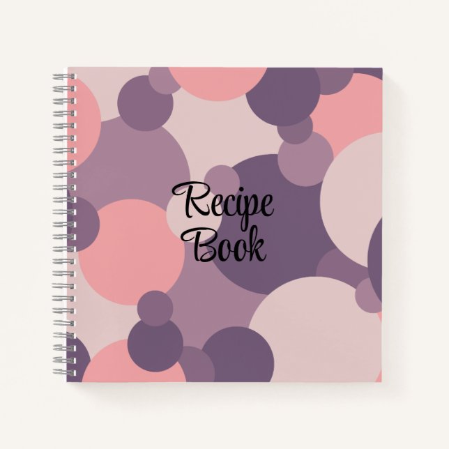 Purple-pink molecules recipe book (Front)