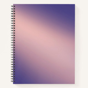 Purple Pink moonlight ombre effect Notebook