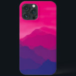 Purple Pink Mountain Gradient iPhone 13 Pro Max Case<br><div class="desc">For those vibrancy lovers out there– a bold magenta purple gradient mountain landscape.</div>