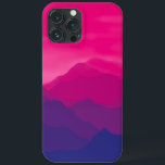 Purple Pink Mountain Gradient iPhone 13 Pro Max Case<br><div class="desc">For those vibrancy lovers out there– a bold magenta purple gradient mountain landscape.</div>