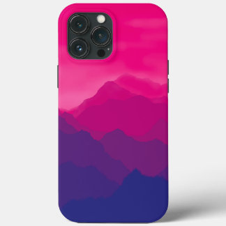 Purple Pink Mountain Gradient iPhone 13 Pro Max Case