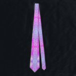 Purple Pink Neon Glitter Sparkly Neck Tie<br><div class="desc">Ties with Purple Pink Neon Shiny Glitter Sparkle Drips Chic Modern Party Necktie - Add Your Unique Text / Name - Make Your Special Tie Gift - Resize and move or remove and add text / elements with Customisation tool. Design by MIGNED. Please see my other projects. You can also...</div>