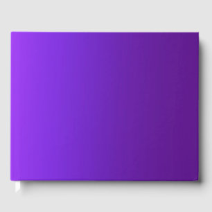 Purple Pink Ombre Gradient Blur Abstract Design Guest Book