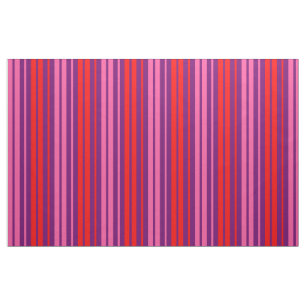 Purple Pink Red Vertical Stripes Design   Fabric
