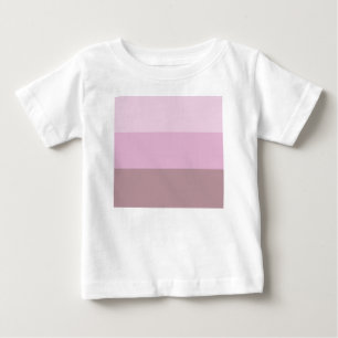 Purple Pink Striped Ombre Baby T-Shirt