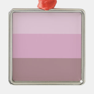 Purple Pink Striped Ombre Metal Tree Decoration