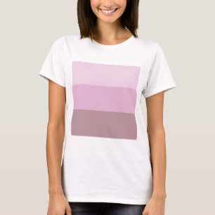 Purple Pink Striped Ombre T-Shirt