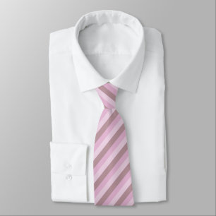 Purple Pink Striped Ombre Tie