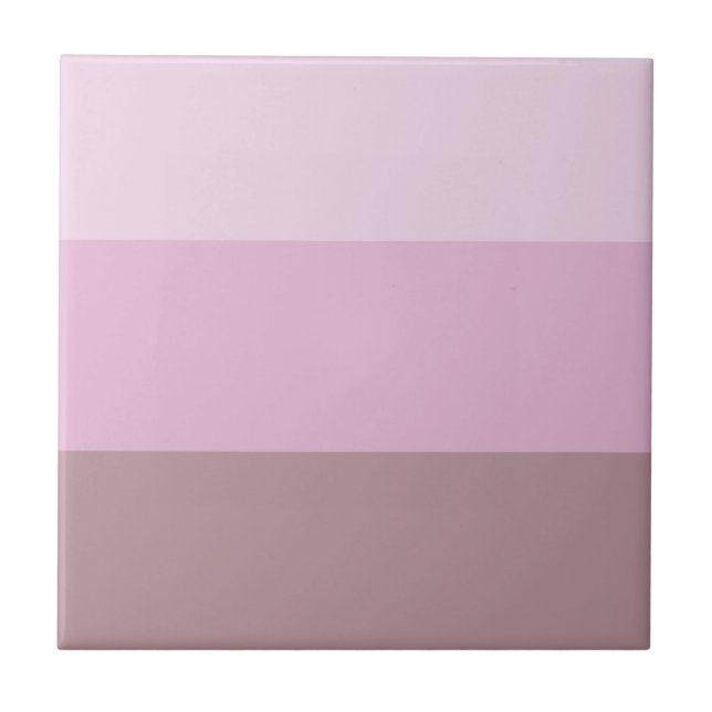 Purple Pink Striped Ombre Tile (Front)
