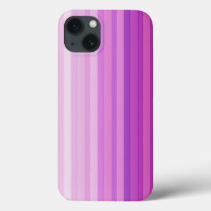Purple Pink Stripes Pattern iPhone X Case
