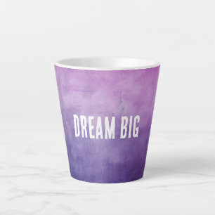 Purple Pink Texture Latte Mug