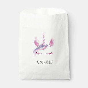 Purple Pink Unicorn Birthday Favour Bags