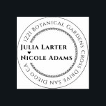 Purple Pink Wild Orchid Flowers Wreath Wedding Rubber Stamp<br><div class="desc">Beautiful Invitation to celebrate Special occasions and festivals comes with digital and E-invitation as per your request. We would love to replicate our designs to make multiple products like rsvp cards, labels envelopes, and more. Customisation is available for ready-to-print on request at info@shamaurcreatif@gmail.com Look Forward to hearing from you :)...</div>