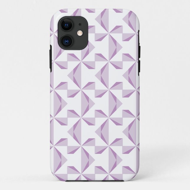 Purple Pinwheels Case-Mate iPhone Case (Back)
