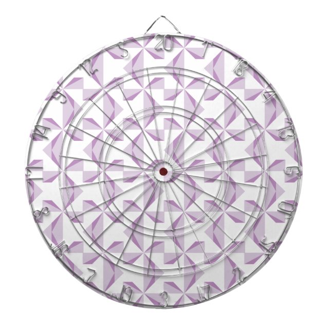 Purple Pinwheels Dartboard (Front)