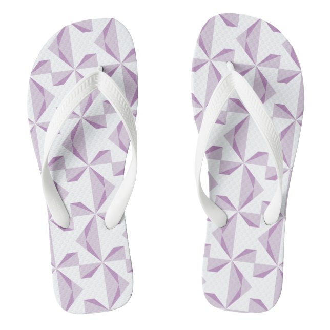 Purple Pinwheels Jandals (Footbed)
