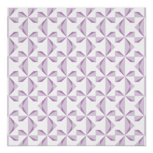 Purple Pinwheels Poster