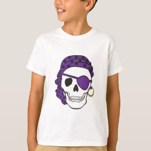 Purple Pirate Skull T-shirt