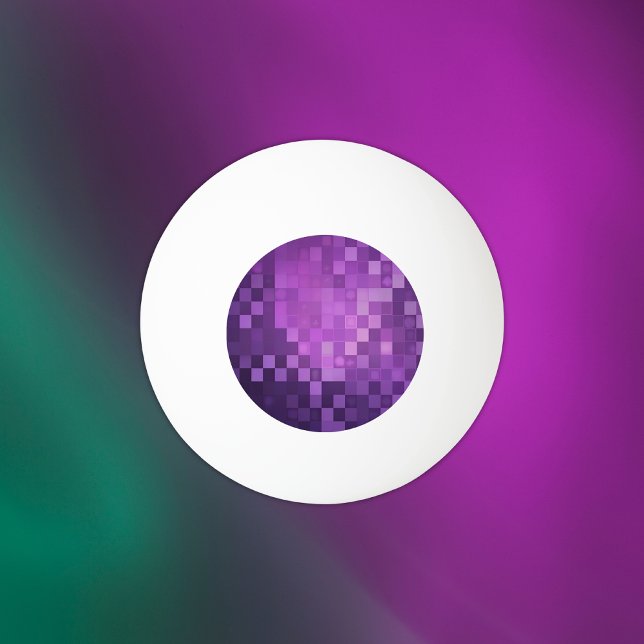 Purple Pixel Art | Three Star Ping Pong Ball (Creator Uploaded)