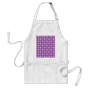 Purple Plaid Standard Apron
