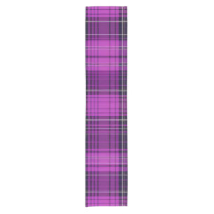 Purple Plaid Table Runner