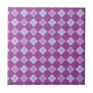 Purple Plaid Tile
