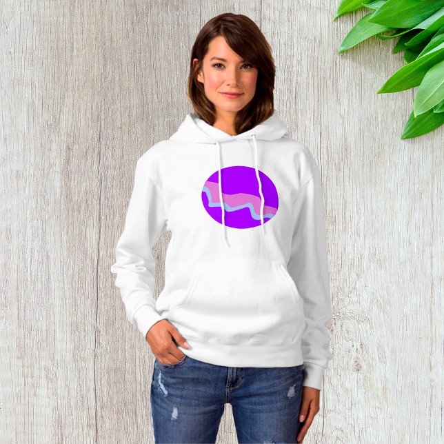 Purple Planet Womens Hoodie (Creator Uploaded)