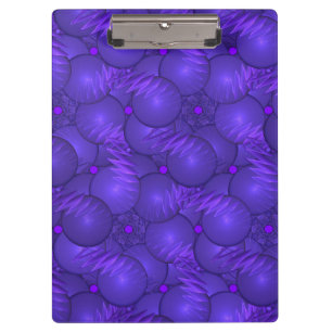 Purple planets and lightnings clipboard