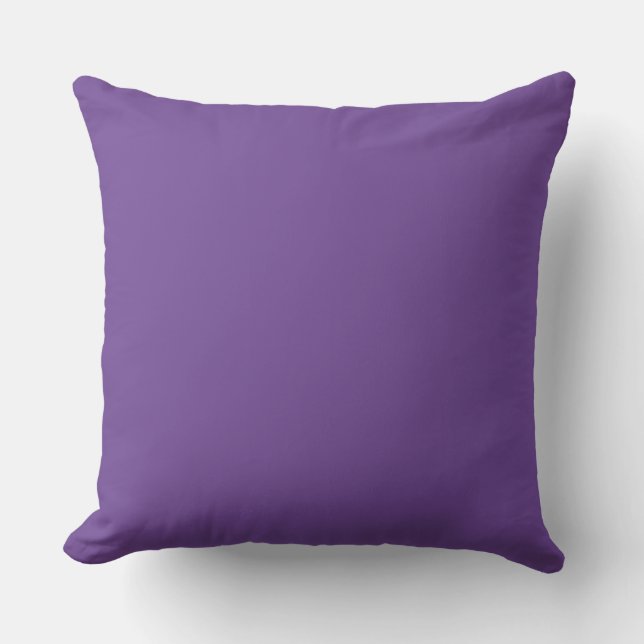 "PURPLE PLEASURE" Fun Bright Colourful Cushion (Front)