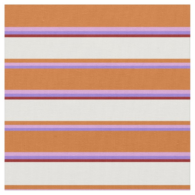 Purple, Plum, Chocolate, Mint Cream & Dark Red Fabric (Close Up)