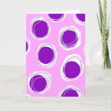 Purple polka dot pattern
