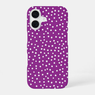 Purple Polka Dot Pattern Phone Case