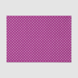 Purple Polka Dot Pattern Tissue Paper