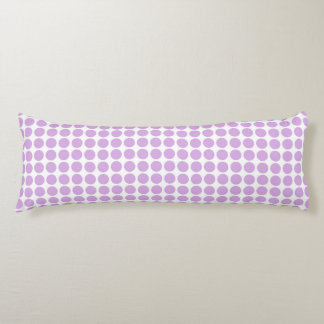 Purple Polka Dots Body Cushion