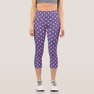 Purple Polka Dots Capris