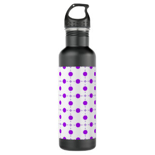 Purple Polka Dots, Polka Dot Pattern, Dots, Dotted 710 Ml Water Bottle