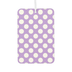 Purple Polka Dots, Polka Dot Pattern, Dots, Dotted Car Air Freshener