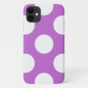 Purple Polka Dots, Polka Dot Pattern, Dots, Dotted Case-Mate iPhone Case