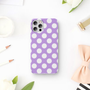 Purple Polka Dots, Polka Dot Pattern, Dots, Dotted Case-Mate iPhone Case