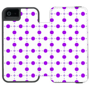 Purple Polka Dots, Polka Dot Pattern, Dots, Dotted Incipio Watson™ iPhone 5 Wallet Case