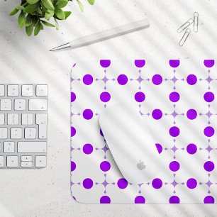 Purple Polka Dots, Polka Dot Pattern, Dots, Dotted Mouse Pad