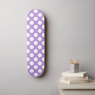 Purple Polka Dots, Polka Dot Pattern, Dots, Dotted Skateboard