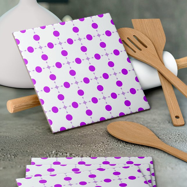 Purple Polka Dots, Polka Dot Pattern, Dots, Dotted Tile (Creator Uploaded)