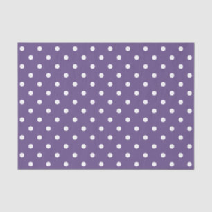 Purple Polka Dots Tissue Paper