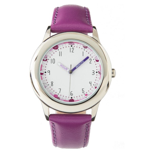 Purple Pop: Kids Watch with Purple Bracelet (Front)