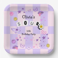 Purple Pop Music Tween Teen Birthday Invitation