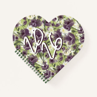 Purple Poppies "Mellow Garden" Notebook