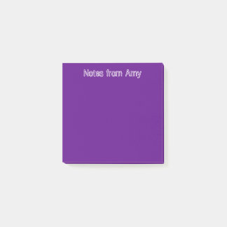 Purple Post-it Notes