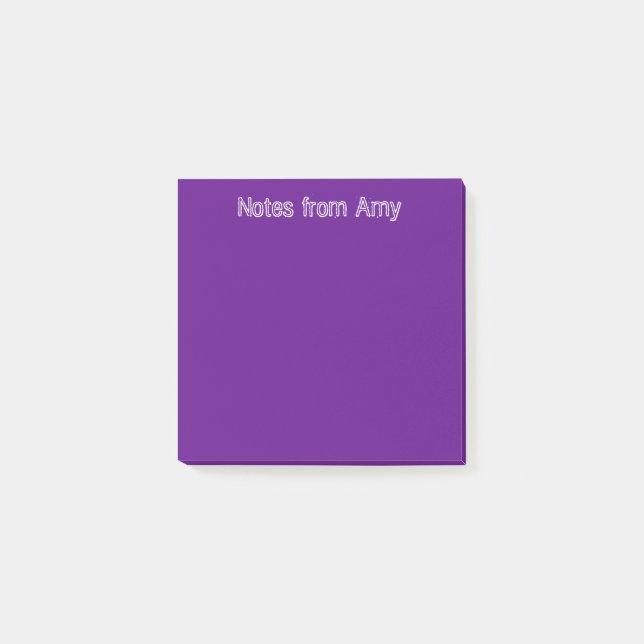 Purple Post-it Notes (Front)